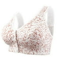 thumbnail image 1 of CLOISE Front Closure Bras for Women Plus Size No Underwire Full Coverage Everyday Bra with Sagging Breasts Pink S-3XL, 1 of 8