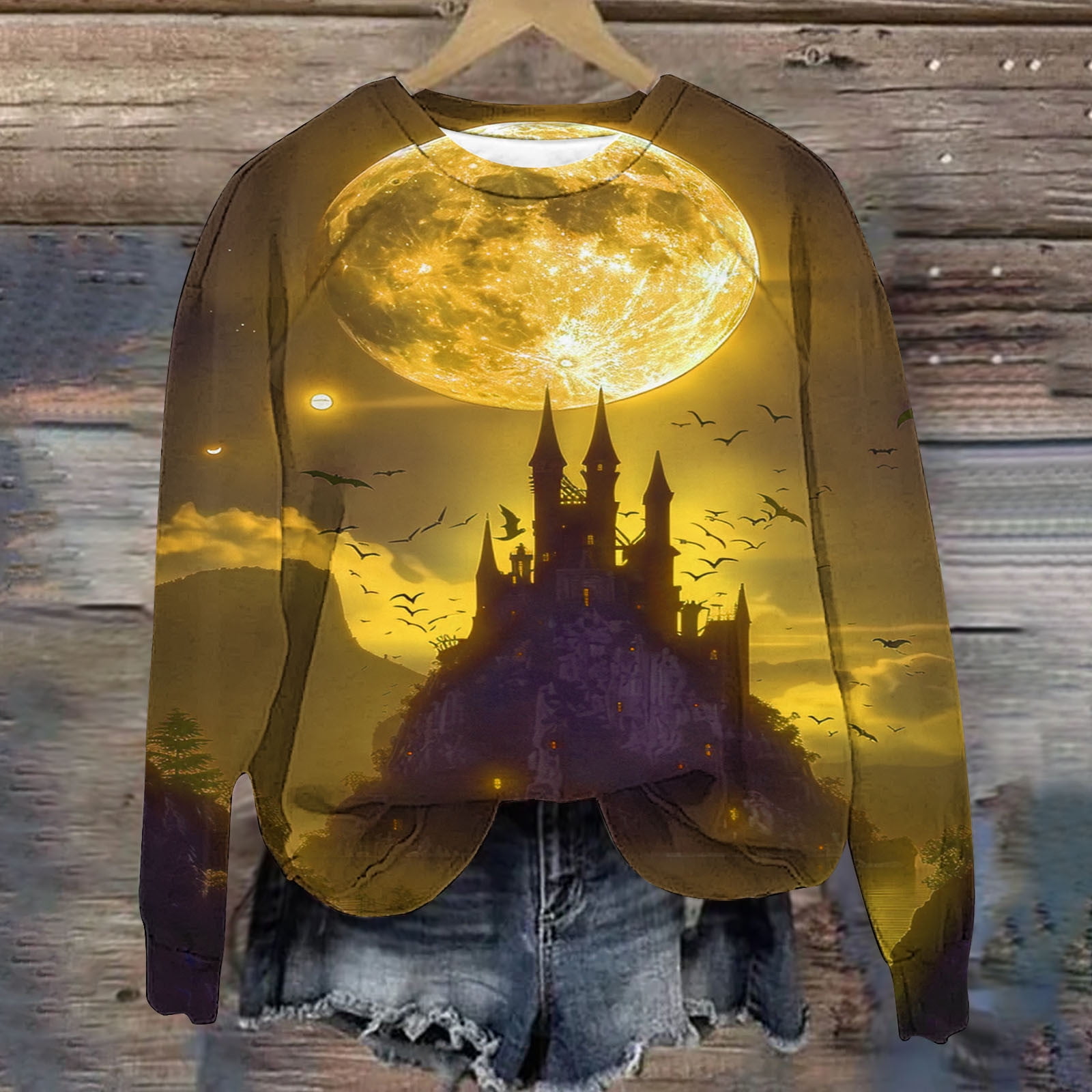 Magic Kingdom Sweatshirt Disney Parks Shirt Cinderella Castle Disney World Unisex Sweatshirt Sport Grey / XL