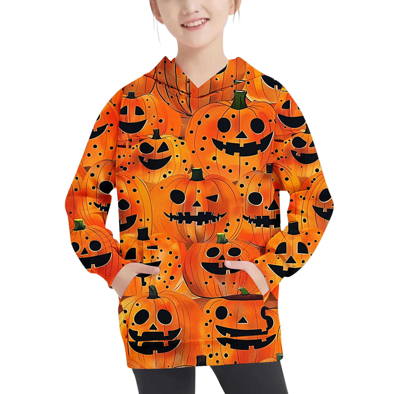 CLOISE Hoodies for Girls Boys Teen Halloween Long Sleeve Hooded ...