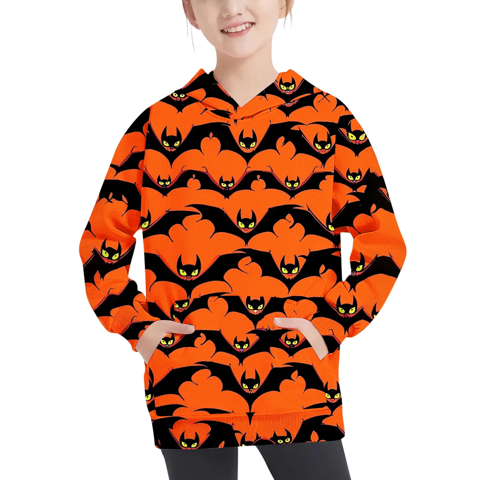 CLOISE Hoodies for Girls Boys Youth Halloween Long Sleeve Hooded ...
