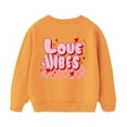 thumbnail image 1 of CLOISE Kids Sweatshirt Kids Boys Long Sleeve Crew Neck Tops Print Outfits Fall Winter Clothes Orange 6T, 1 of 7