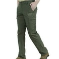 thumbnail image 1 of CLOISE Mens Baggy Cargo Pants Y2k Big and Tall High Waist Trousers Drawstring Solid Bottoms Casual Clothes with Pockets, 1 of 4