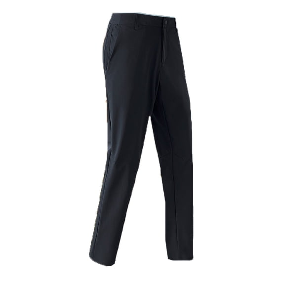 CLOISE Mens Travel Pants Big and Tall Long Pants Casual Trousers Solid Baggy Bottoms Elastic Waist Vacation Clothes