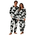 thumbnail image 1 of CLOISE Pajamas for Women Set Long Sleeve Valentines Pjs Sets Pockets Tops and Pant Heart Lounge Set 2 Piece Sleepwear White, 1 of 7