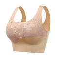 thumbnail image 1 of CLOISE Push up Bras for Women Underwire Full Coverage Push up Bras Large Bust High Support Bra Underwire Bras with Support and Lift Comfort Lace Sleeping Everyday Bras Beige M, 1 of 4