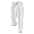 thumbnail image 1 of CLOISE Sweatpants for Women with Pockets Plus Size Petite Drawstring Fleece Athletic Pants with Elastic Waist White Sizes S-2XL, 1 of 3