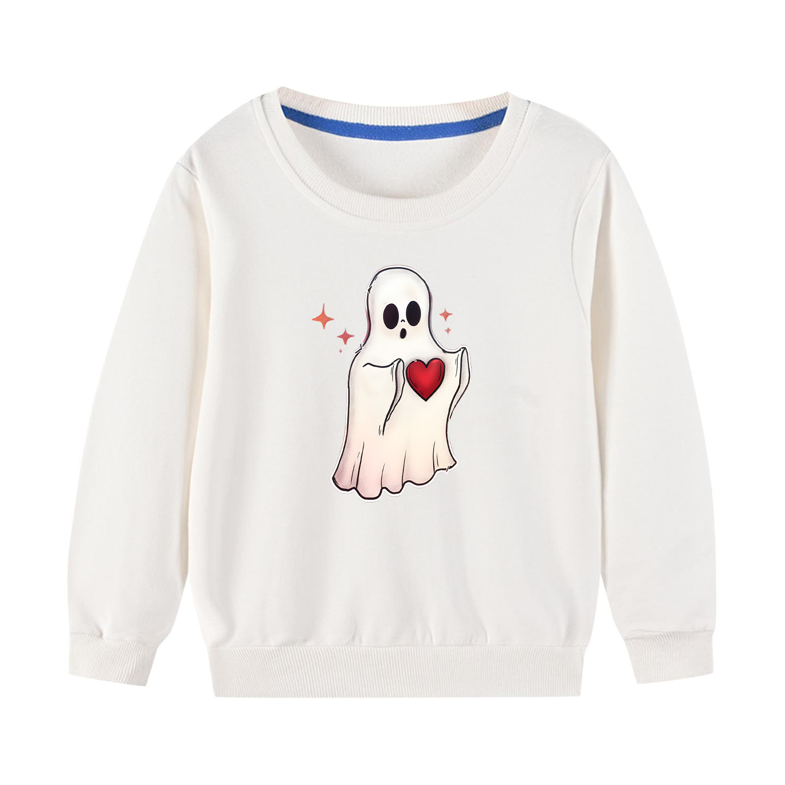 CLOISE Toddler Sweatshirt Boys Girls Halloween White Long Sleeve Crew ...