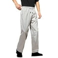 thumbnail image 1 of CLOISE Wide Leg Lounge Pants for Men Pockets Big and Tall Drawstring High Waist Long Pants Casual Solid Baggy Trousers Elastic Waist Vacation Clothes, 1 of 8