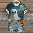 CLOISE Womens Halloween Shirts Plus Size Fashion Halloween Pumpkin