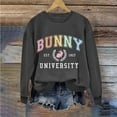 thumbnail image 1 of CLOISE Womens Sweatshirts With Words Pullover Sweatshirts Crew Neck Long Sleeve Hoodies Shirts Gray Basic Tees Fall Casual Preppy Clothes M, 1 of 4