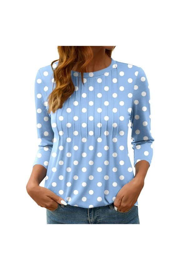 Womens Tops Plus Size Crew Neck Shirt Graphic Short Sleeve Pullover Cute Vacation Clothes Sky Blue 3XL
