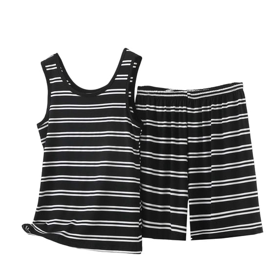 CLOISE Workout Set Clothes for Women Plus Size 2 Piece Outfits Matching Sets Sleeveless Tank Tops Shorts Vacation Clothes