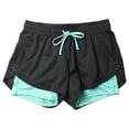 thumbnail image 1 of CLOISE Workout Shorts for Womenshorts Mint Green XL Summer Trendy Casual Athletic Shorts Solid Elastic Waisted Rope Tie Comfy Running Sweat Shorts, 1 of 1