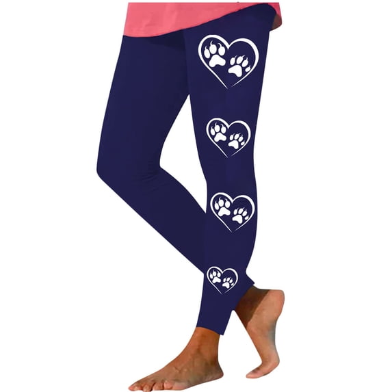 CLOISE Yoga Leggings Plus Size for Women Full Length Tights Stretchy Skinny Pants Print Seamless High Waist Workout Bottoms