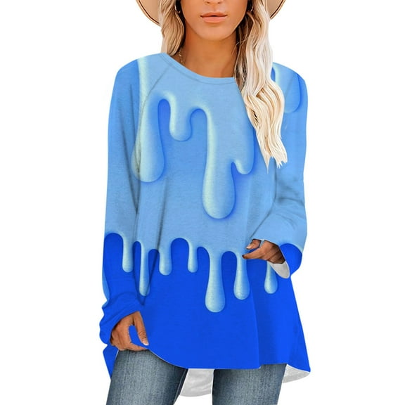 CLOOCL Baggy T-Shirts Cake Print Shirts Fashion Romantic Women Clothing Oversized