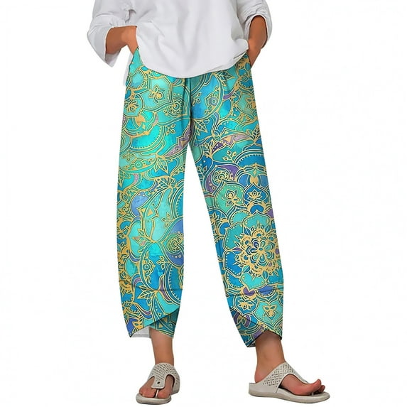 CLOOCL Oversize Trousers Colorful Flowers Pattern 3D Print Casual Pant Streetwear Plus Size Women Jogging Pants