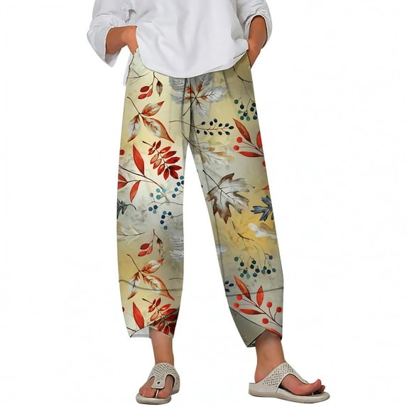 CLOOCL Women Trousers Plant Maple Leaves 3D Printed Loose Plus Size Long Pants Female Casual Jogging Pants