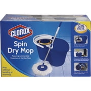 Clorox Deluxe Spin Mop - Microfiber, Dry, Household Use - Single Piece