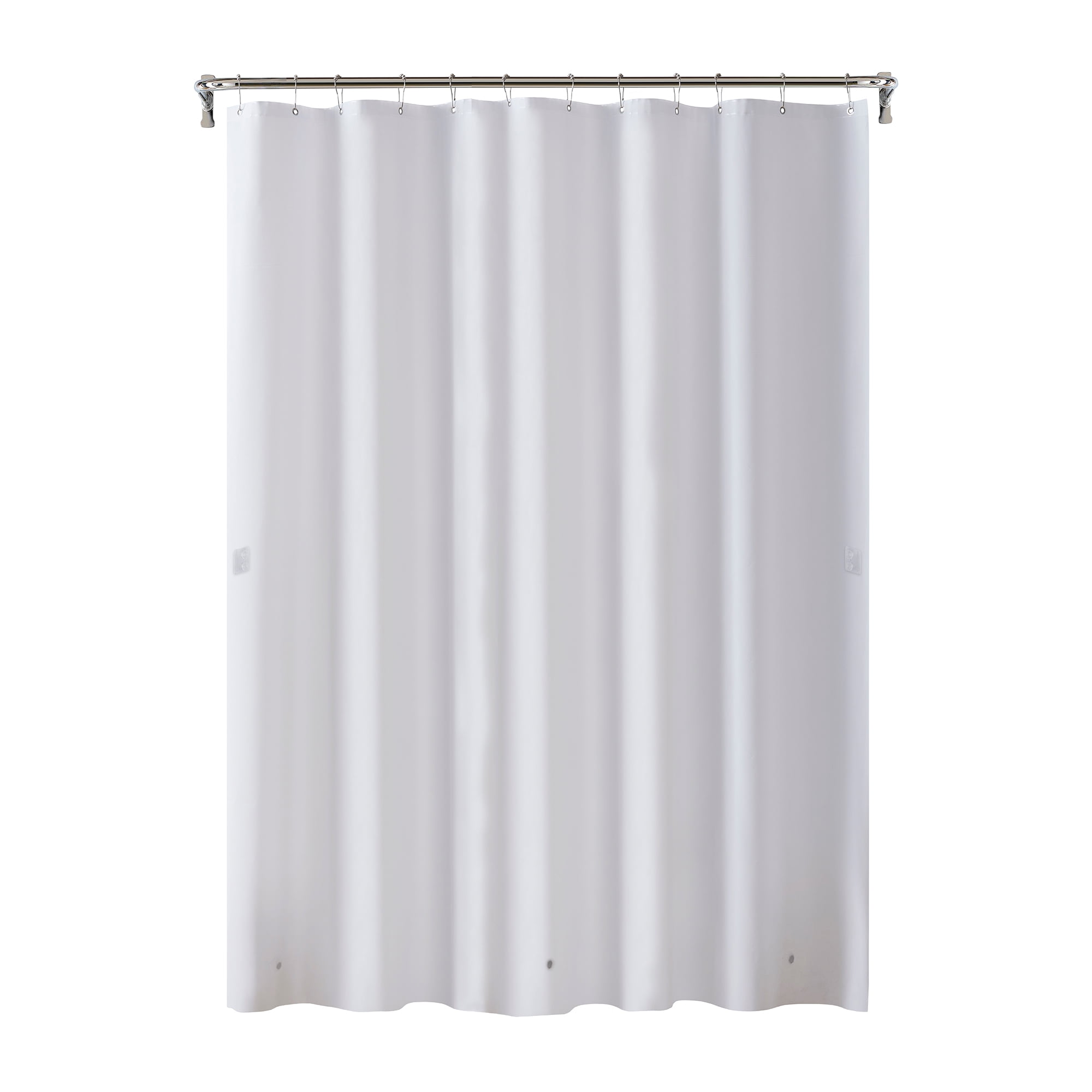 Clorox Shower Curtain Liner Heavyweight Waterproof PEVA with Metal Grommets 72" x 72" Frosty