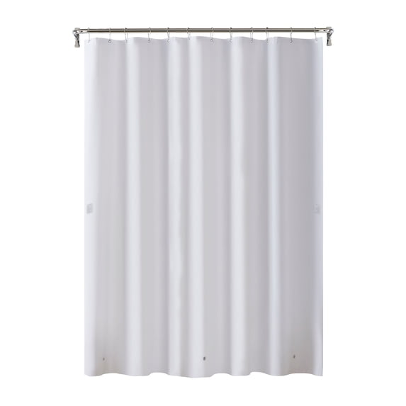 Clorox Shower Curtain Liner Heavyweight Waterproof PEVA w Metal Grommets 72" x 72" Frosty
