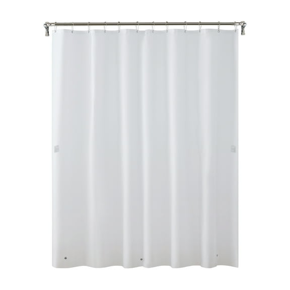 Clorox Solid PEVA Heavyweight Shower Liner, 72" x 72" White