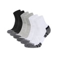 thumbnail image 1 of CLOSEMATE 6 Pairs Mens Ankle Athletic Socks Cushioned Running Sports Cotton Quarter Socks(2Black 2White 2Grey, Size XL), 1 of 5