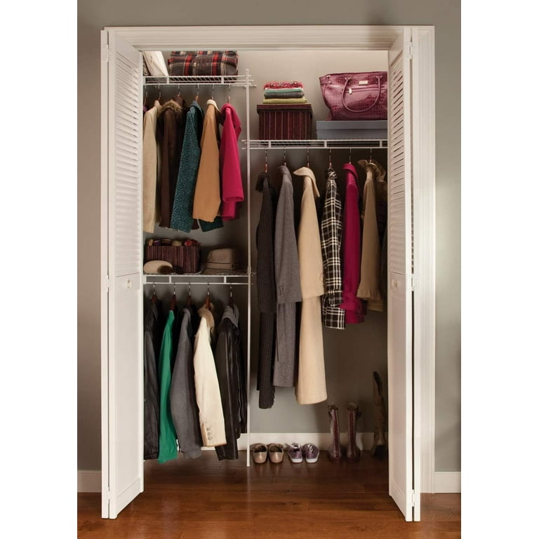 CLOSETMAID 5-Shelf Closet Organizer Kit, White
