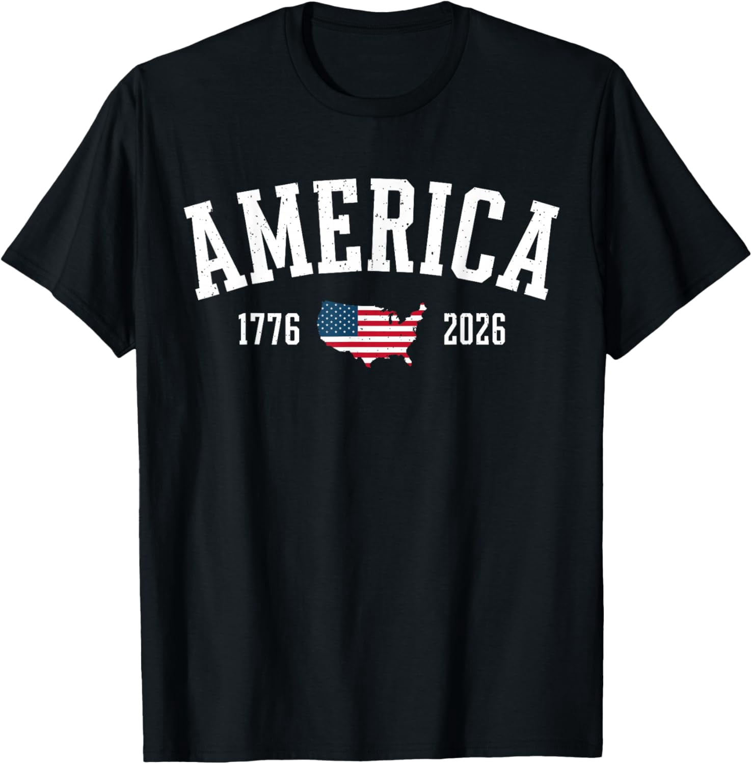 CLOTEX 4th of July American Flag Vintage 250 Years 1776 2026 USA T ...