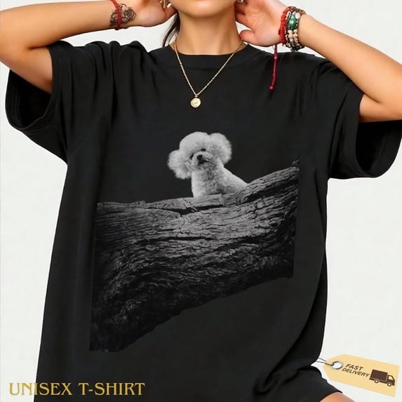 CLOTEX A Little Lamb in the Killer Silence Cute Serial Dog T-Shirt, Horror Movie Fan Gift, Cute Dark Humor Graphic Tee, Seafoam 4XL