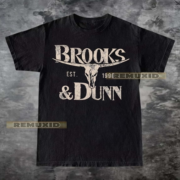 CLOTEX Brooks & Dunn shirt, vintage country tee, 90s country shirt, country music band tee, rock t-shirt, concert shirt, Music Lover RX194, White 4XL