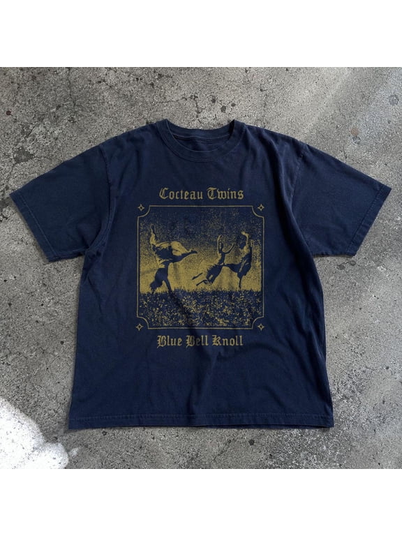 Cocteau Twins Blue Bell Knoll Graphic Tee – 90s Alt Rock Band T-Shirt, Bay S