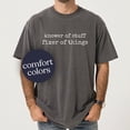 thumbnail image 1 of CLOTEX Comfort Colors® “Knower of Stuff • Fixer of Things” Shirt, Funny Handyman Dad Gift, Men’s Graphic Tee, Father’s Day Husband Tee, White M, 1 of 8