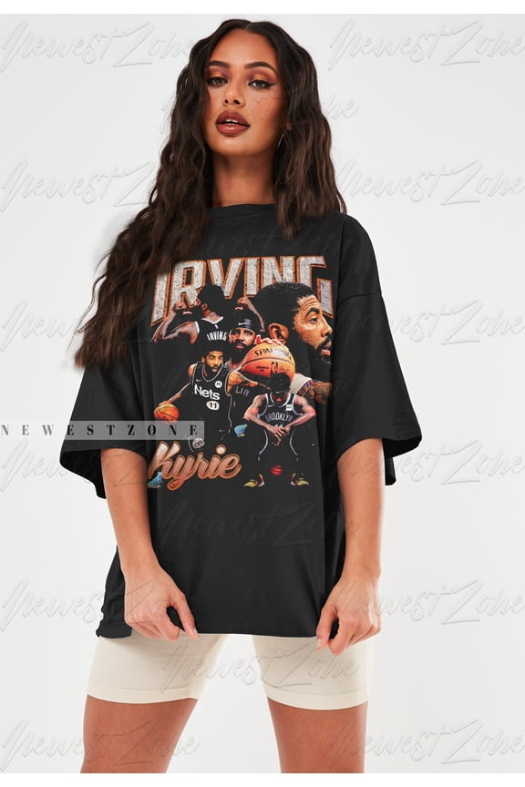 Comfort Colors® Kyrie Irving Shirt Basketball Player Playoffs T-Shirt Classic 90s Graphic Tee Unisex Vintage Bootleg Gift, Yam S