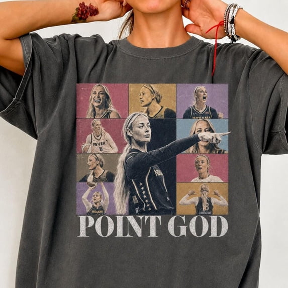 CLOTEX Comfort Colors Sophie Cunningham Shirt, Basketball Sophie Cunningham POINTING Meme Tee, Point God Basketball Tee, Denim 4XL