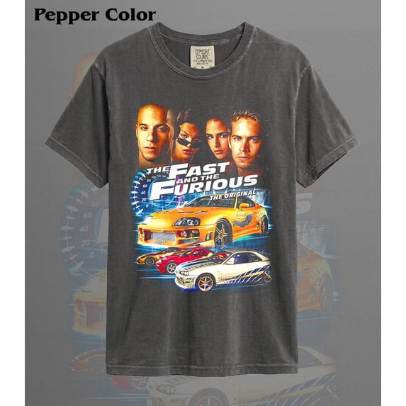 CLOTEX Comfort Colors® The Fast And The Furious T-Shirt, Tee, Shirt ID, Ivory 4XL