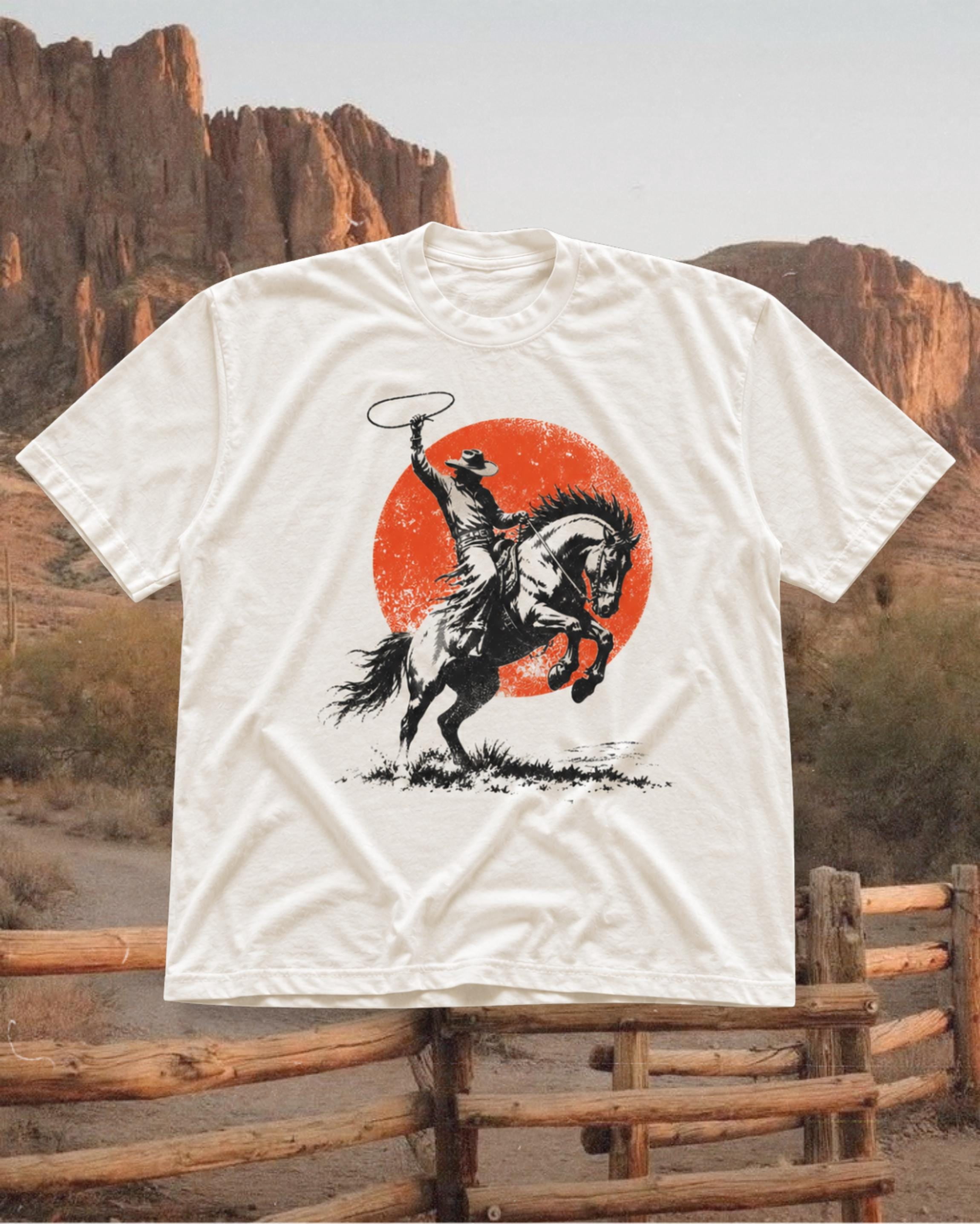 CLOTEX Cowboy Western Comfort Colors® 90s Vintage Style Tshirt, Retro ...