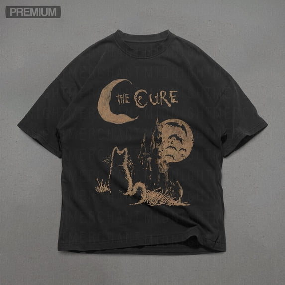 CLOTEX The Cure Band Tee, Comfort Colors Premium Cotton Shirt, The Cure Graphic tee, Oversized Shirts, Cat shirts, Retro Graphic Tees, Cute shirts, Pepper L