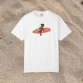 thumbnail image 1 of CLOTEX Curious George Surfing Monkey T-Shirt, Vintage Beach Graphic Tee, Summer Vacation Shirt, Blossom S, 1 of 5