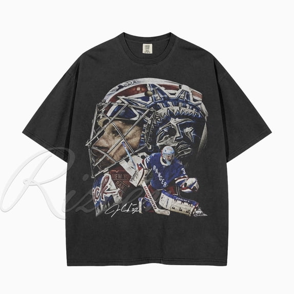 CLOTEX Jonathan Quick shirt vintage design sport big head shirt comfort colors 90s, gift for fans tee, Blue Jean M