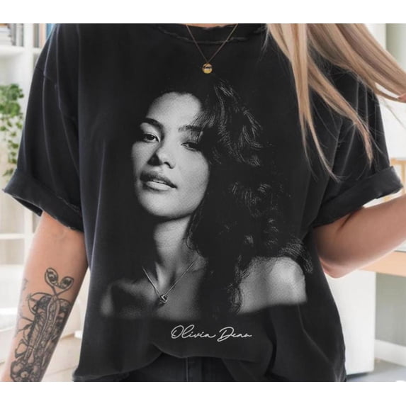CLOTEX Olivia Dean shirt, Comfort Colors® shirt, Denim XL