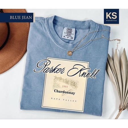 CLOTEX Parker Knoll Comfort Colors Shirt, Parent Trap Shirt, Hallie Annie Parker Lindsay Lohan Shirt, Vineyard Gift for Dad and Mom, Black S