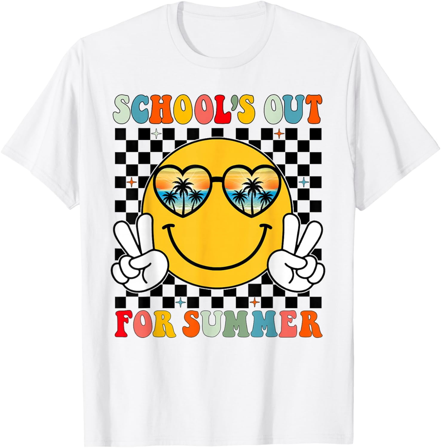 CLOTEX Retro End of School Year Teacher, School's Out for Summer T ...