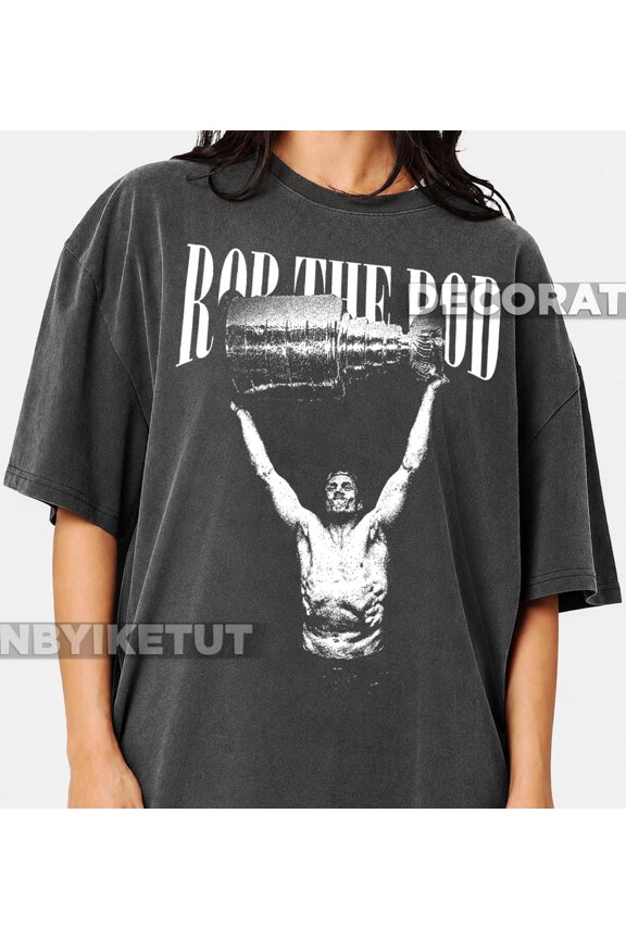 Rob the Bod Shirt - Carolina Hockey 2026 shirt - Unisex - Vintage Bootleg - Gift - Retro FD, Black S