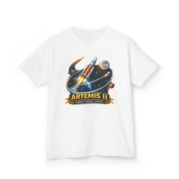 CLOTEX Space Mission T Shirt, Astronaut Graphic Tee, Navy S
