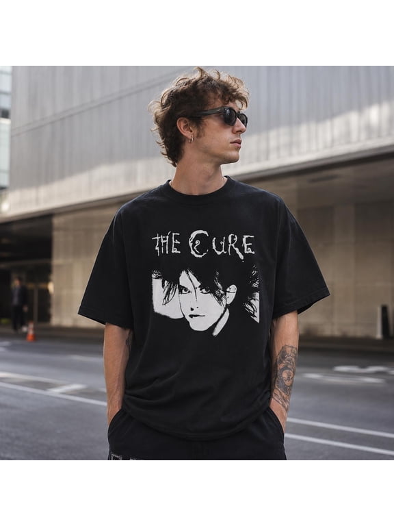 The Cure Kiss Me Shirt, Vintage 80s Gothic Rock Tee, Post Punk New Wave Band T-Shirt, Orchid S
