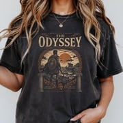 CLOTEX The Odyssey Shirt, Odysseus Vintage Tee, Greek Mythology T-Shirt, Dark Academia Graphic, Ancient Greece Book Lover Gift, Grey S