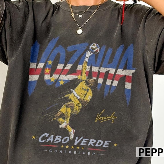 CLOTEX Vozinha Cabo Verde Vintage Comfort Colors Shirt, Black S
