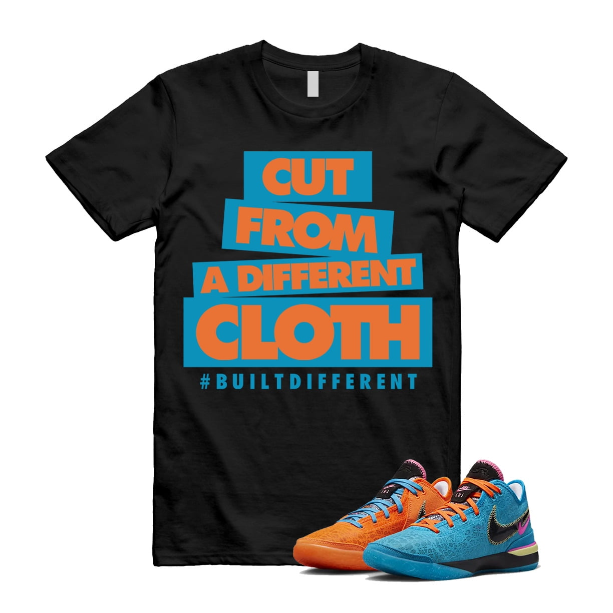 CLOTH T Shirt to match N Zoom LeBron NXXT Gen I Promise Multi Color Blue Orange Walmart
