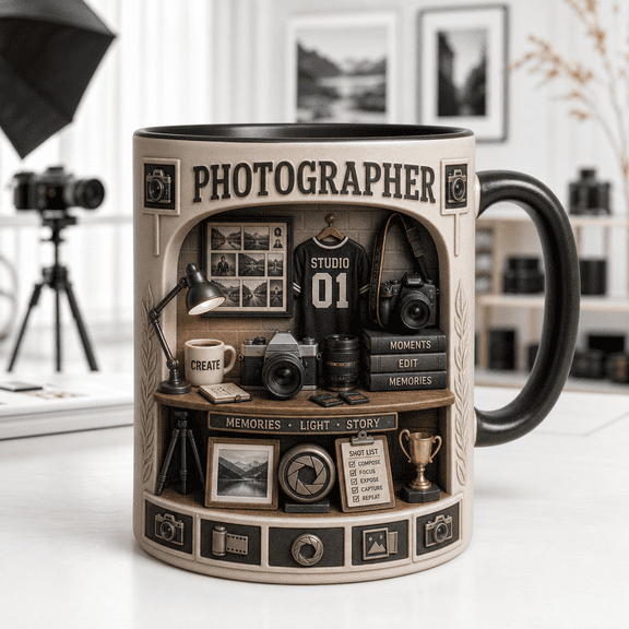 CLOUD MANOR Ceramic Mug Photographer Studio Coffee Design
