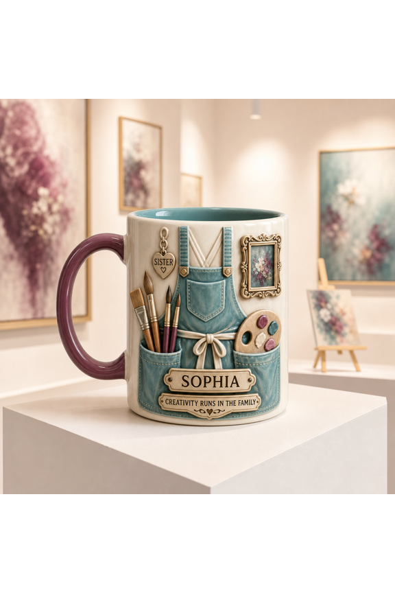 Personalized Mug Artist Sister Studio Gift